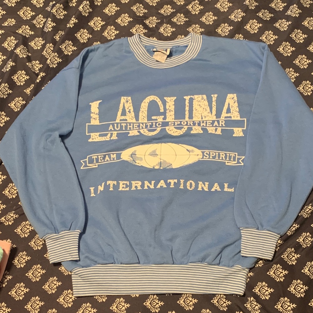 Authentic Sportwear International Crewneck Sweater - Blue
